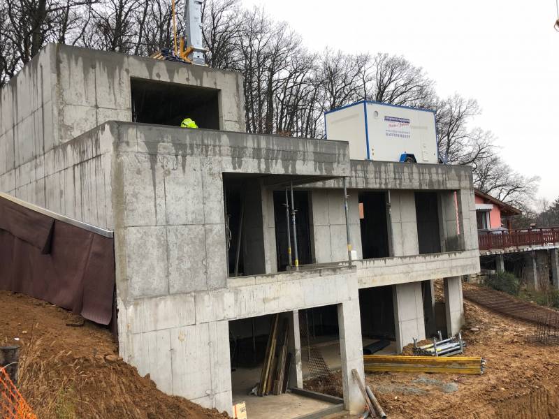 maison individuelle de 250m carré en béton armé à Tassin la demi Lune